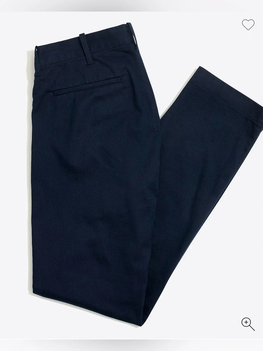 NWT J. Crew Men’s Size 36/32 Navy Slim-Fit Flex Chino Pants